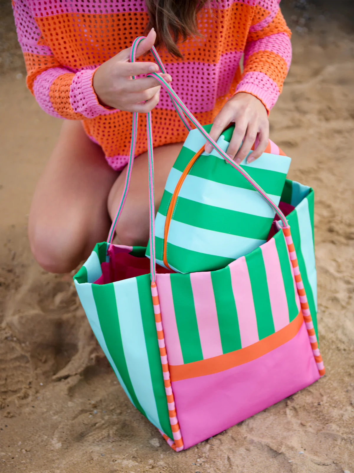 Samba Zip Pouch Green