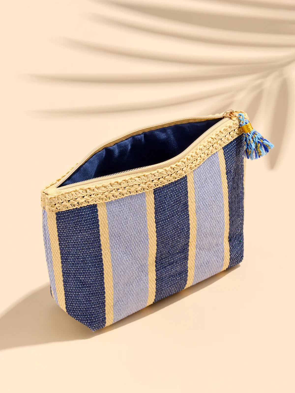 Capri Zip Pouch Navy