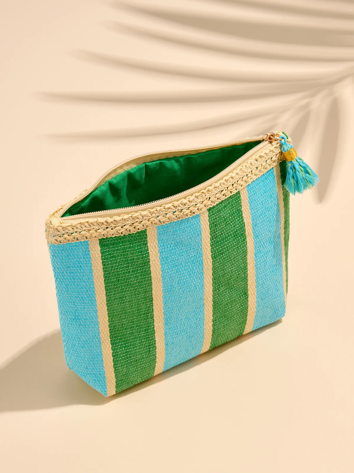 Capri Zip Pouch Turquoise