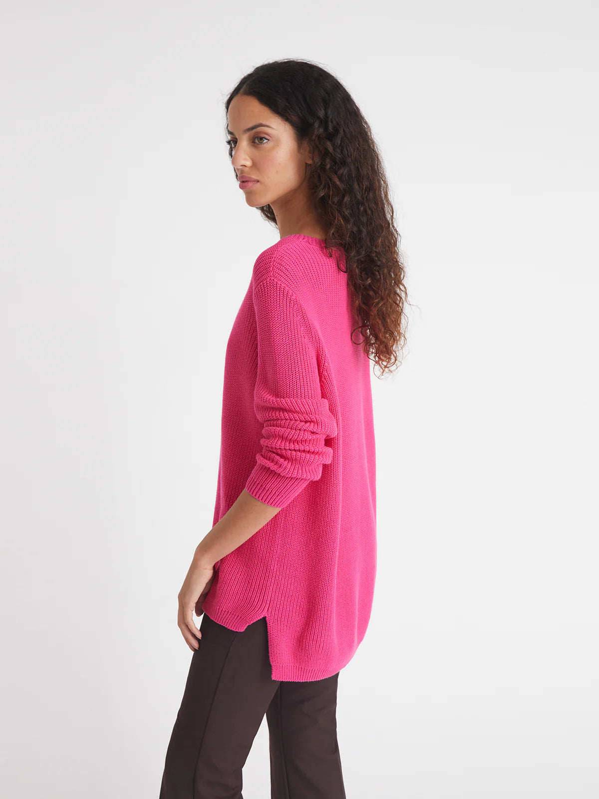 Emma Crewneck Fuschia