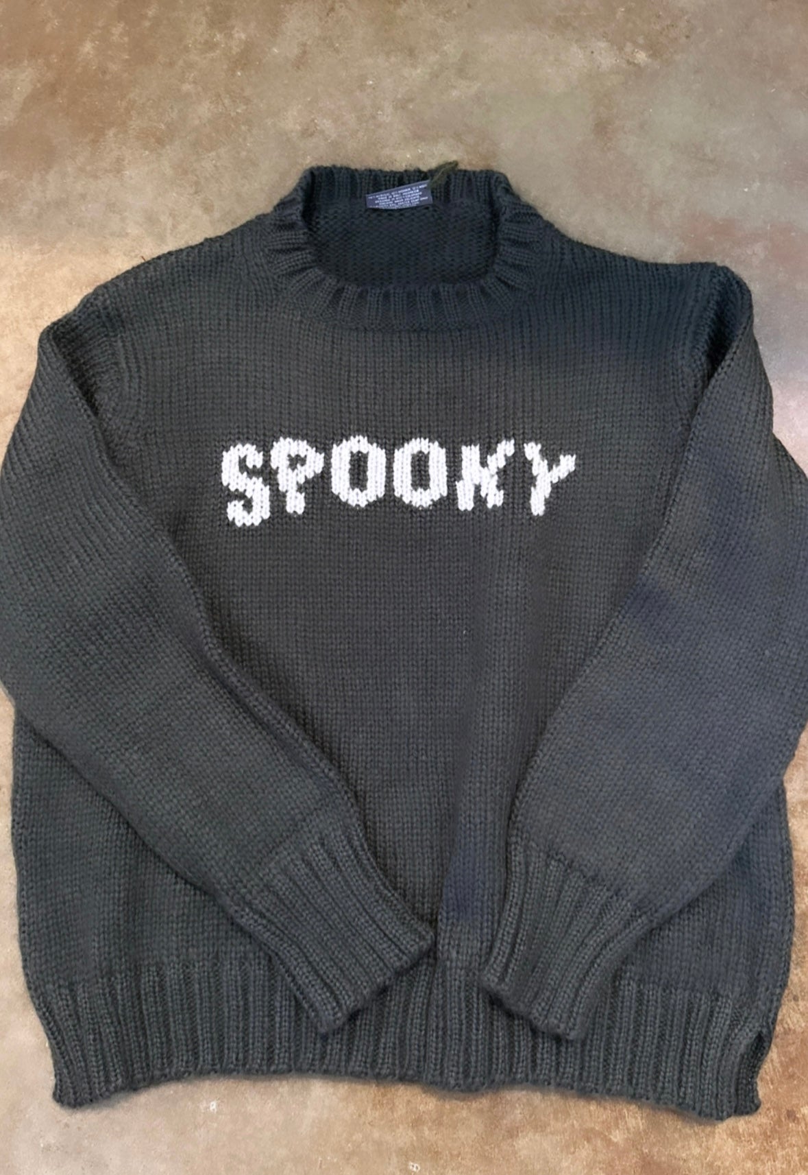 Spooky Crew Bold Ink/Pure Snow