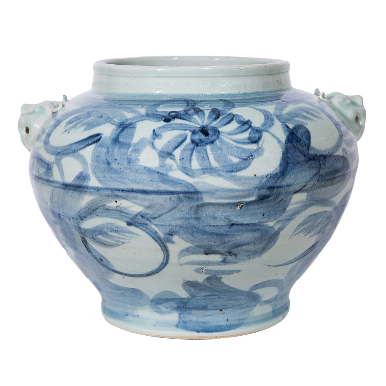 Silla Flower Lion Handle Jar