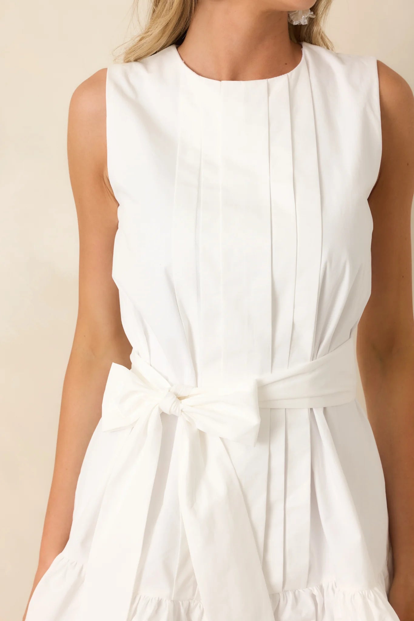 Quinn Mini Dress White