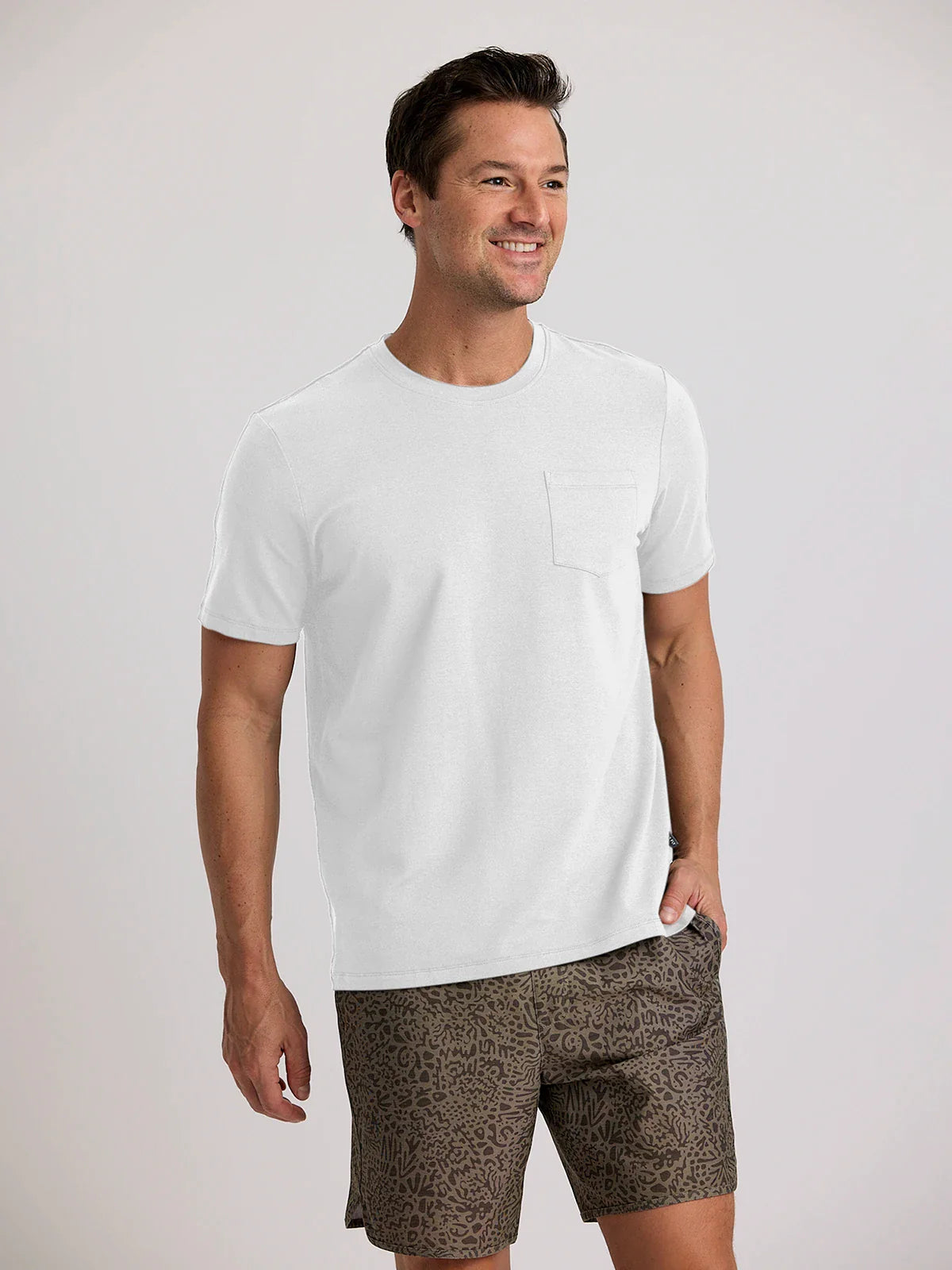 Men's Bamboo Current Pocket Tee Bright White