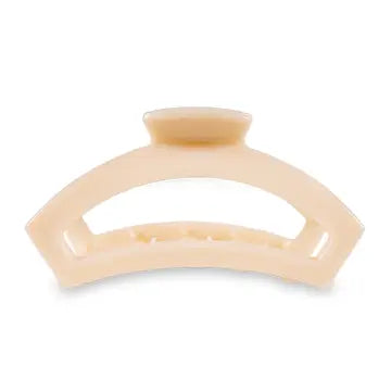 Open Almond Beige Large Hair Clip