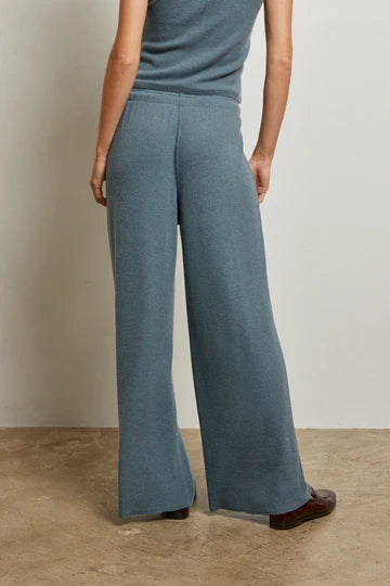 Brushed Waffle Drawstring Pant Slate