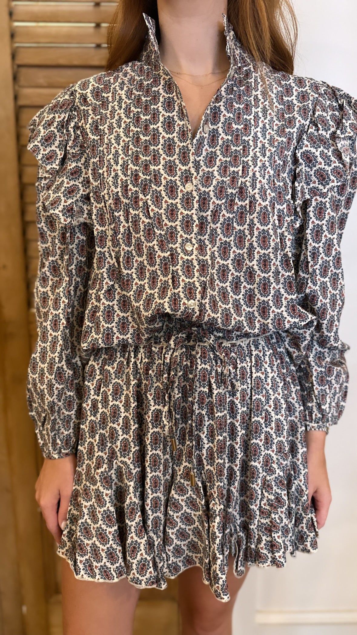 Payton Flaire Skirt Cypress Print