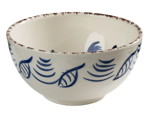 Blue/White Bowl 3 Flowers