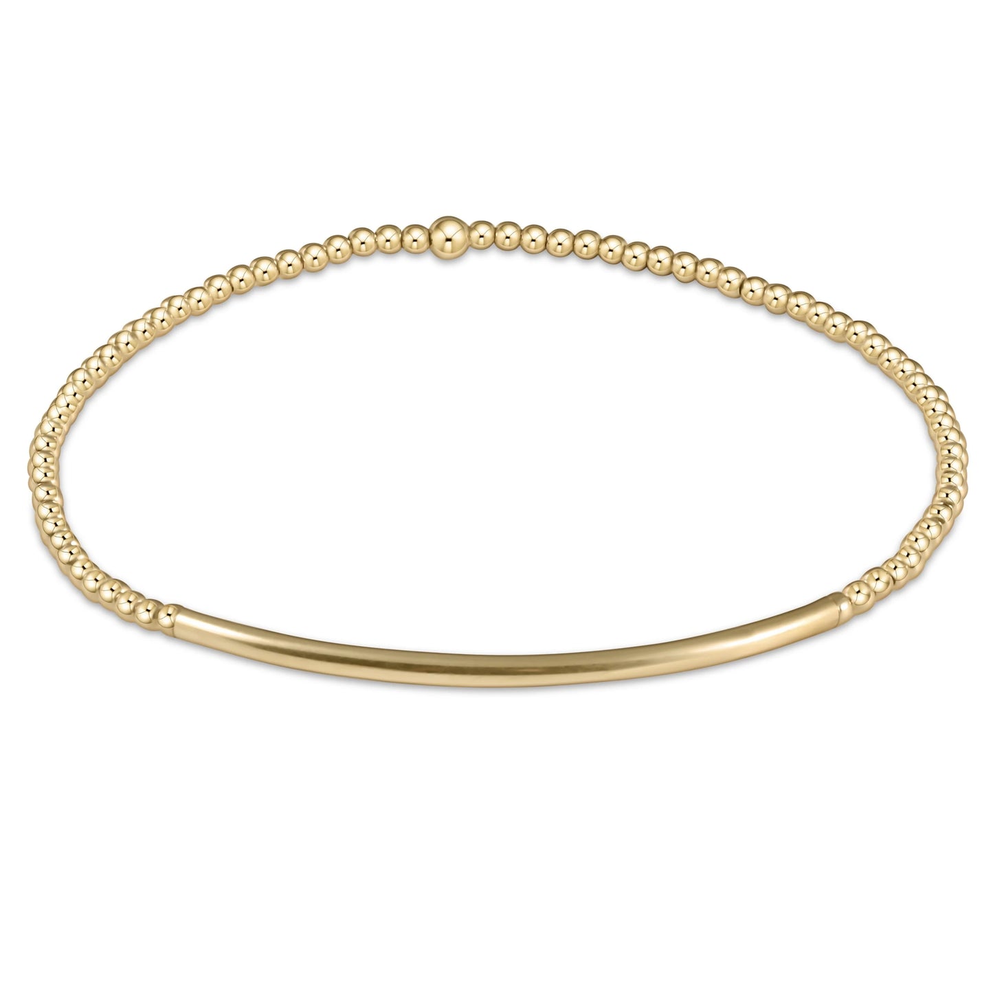 2mm Bliss Bar Bracelet Classic Gold