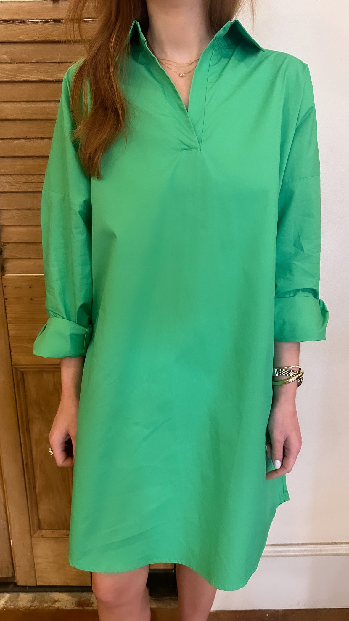 Preppy Star Elbow Dress Green Preppy Star Elbow Dress Green