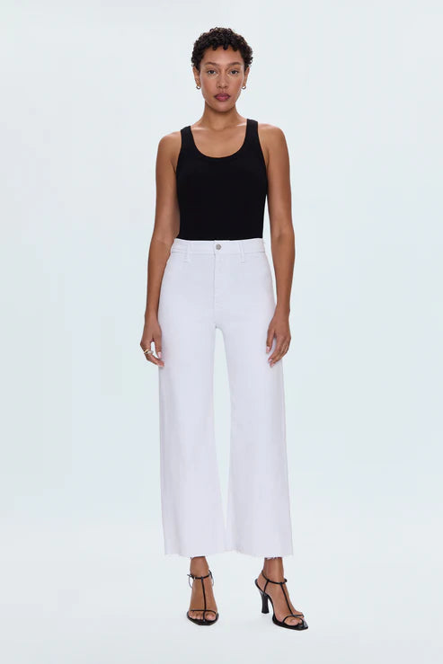 Penny High Rise Wide Leg Jean Blizzard