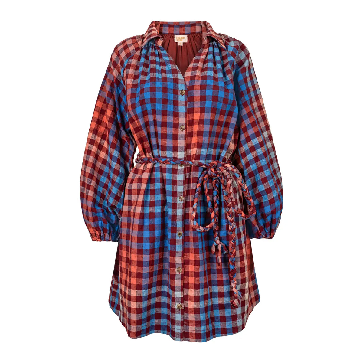 Cabernet Gingham Pippa Dress