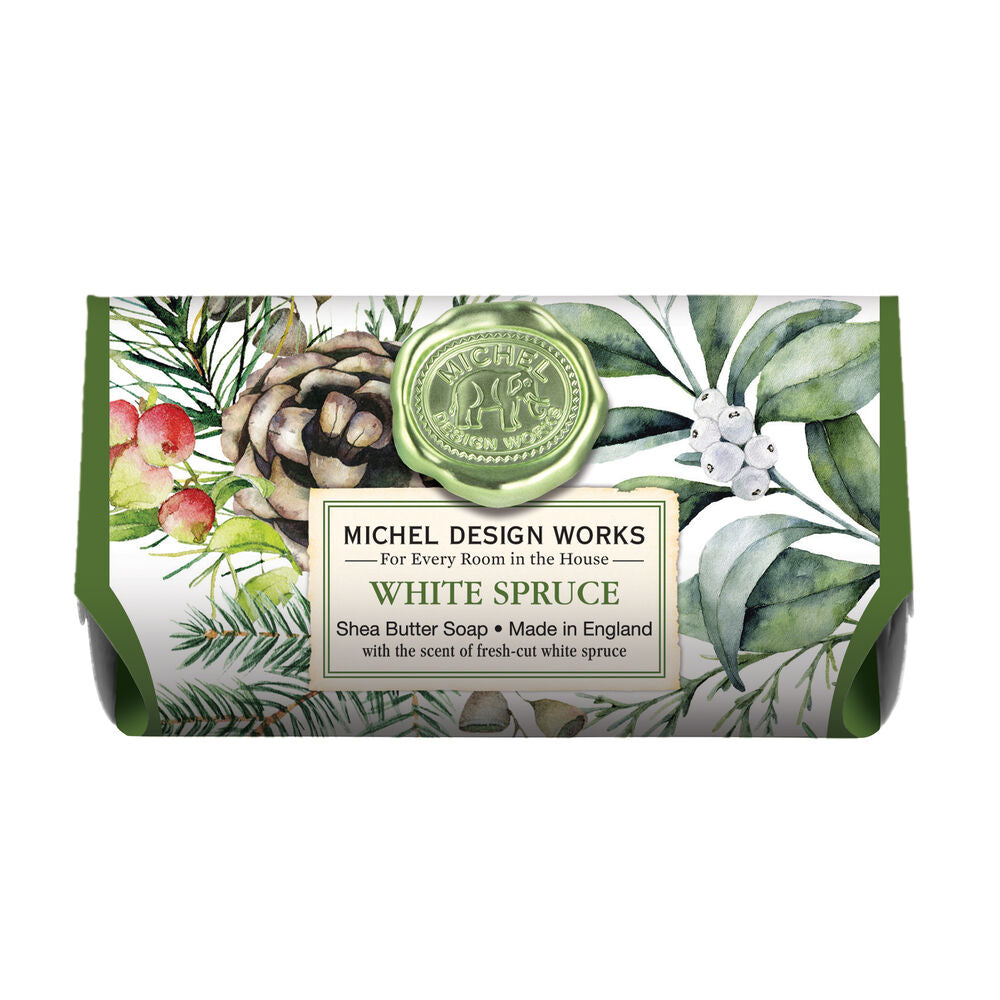 White Spruce Large Bath Bar Soap