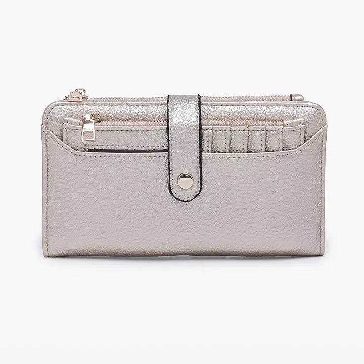 Macy Snap Wallet w/ Removable Cardholder Gold