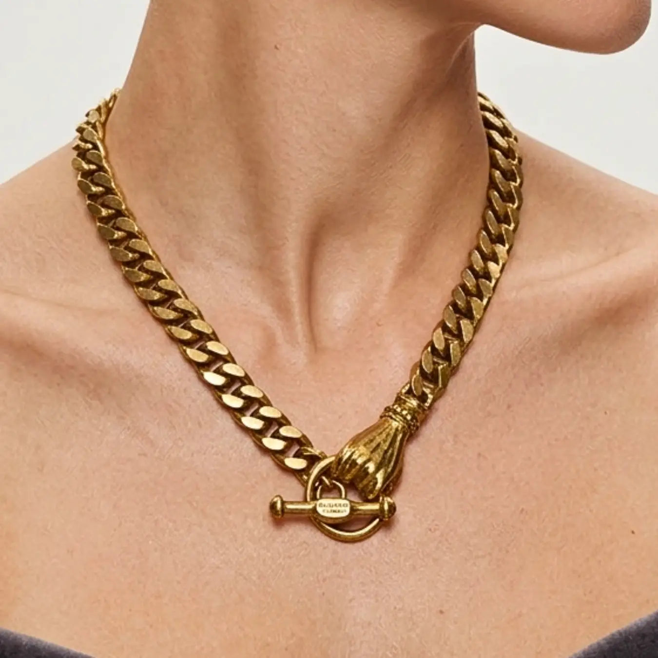 Oakley Necklace Gold