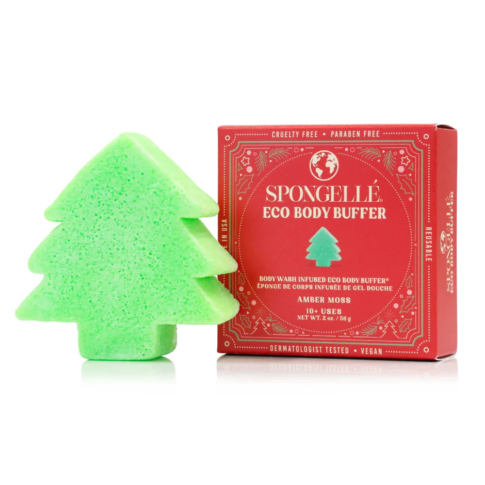 Spongelle Eco Collection Holiday Tree Amber Moss
