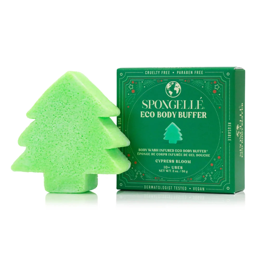 Spongelle Eco Collection Holiday Tree Cypress Bloom