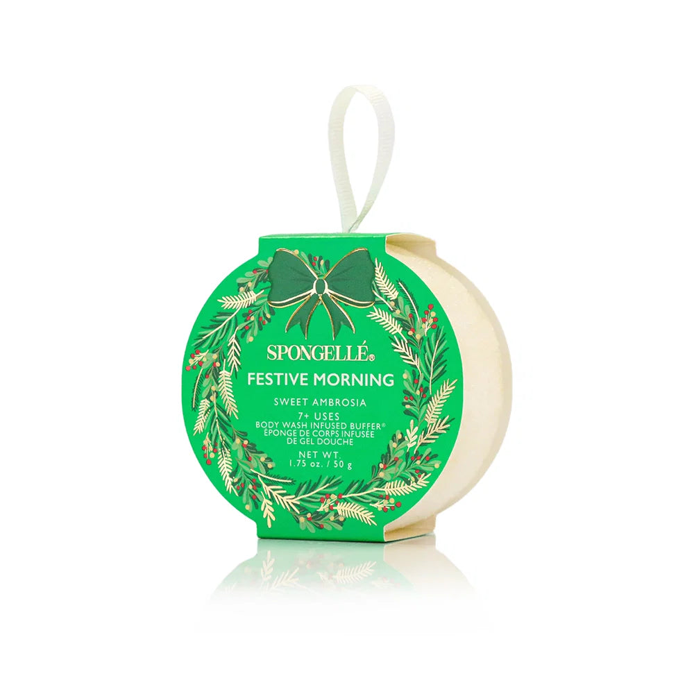 Festive Morning Sweet Ambrosia Holiday Wreath