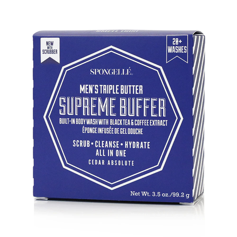 Men's Supreme Buffer With Black Scrubber Cedar Absolute