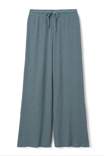 Brushed Waffle Drawstring Pant Slate