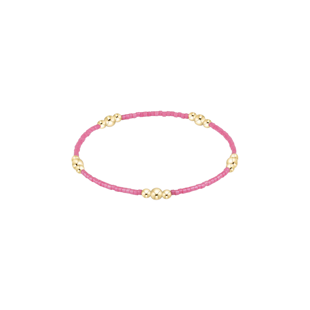 Hope Purpose Gold Bracelet Bubblegum
