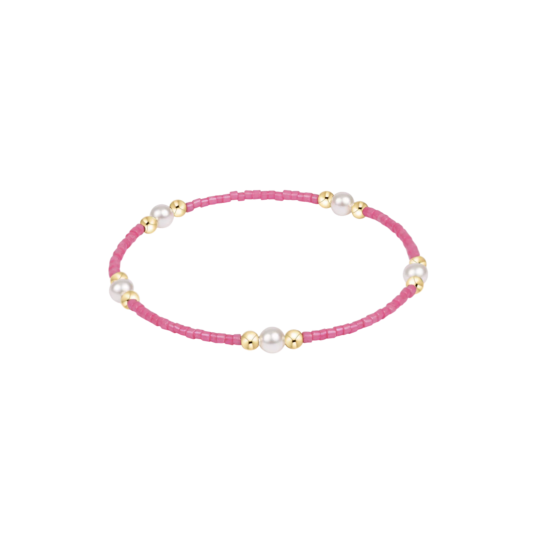 Hope Purpose Pearl Bracelet Bubblegum