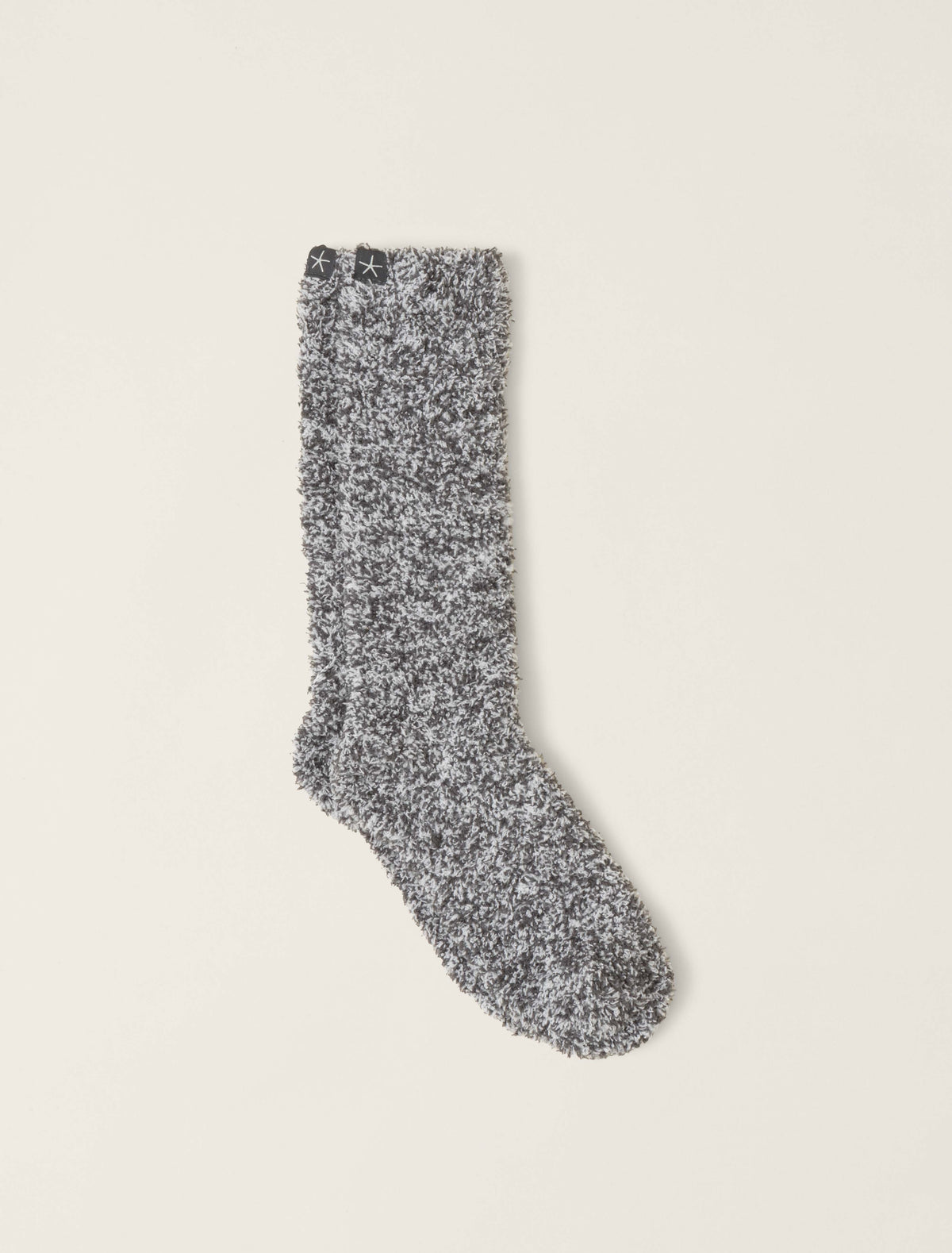 CozyChic Heathered Socks Slate Blue & White