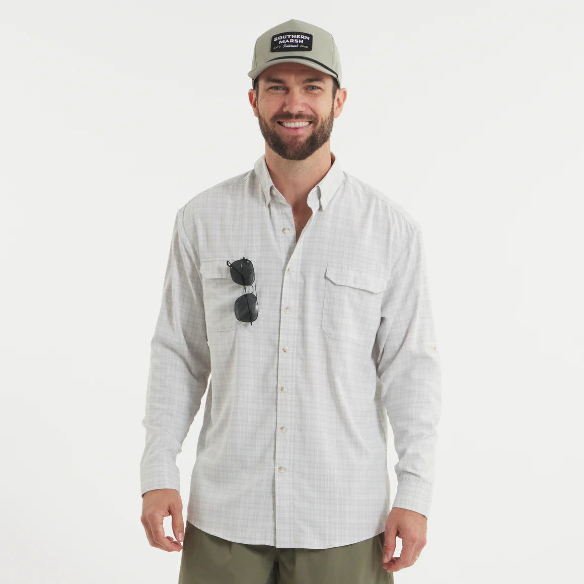 LS Merida Mar Performance Shirt Light Gray