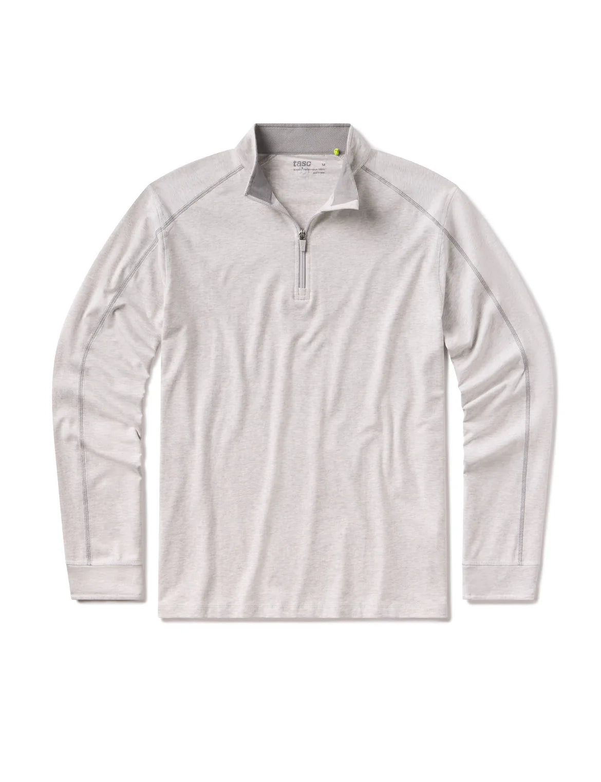 Carrollton Lightweight Quarter Zip Marble Heather & Shark Gray