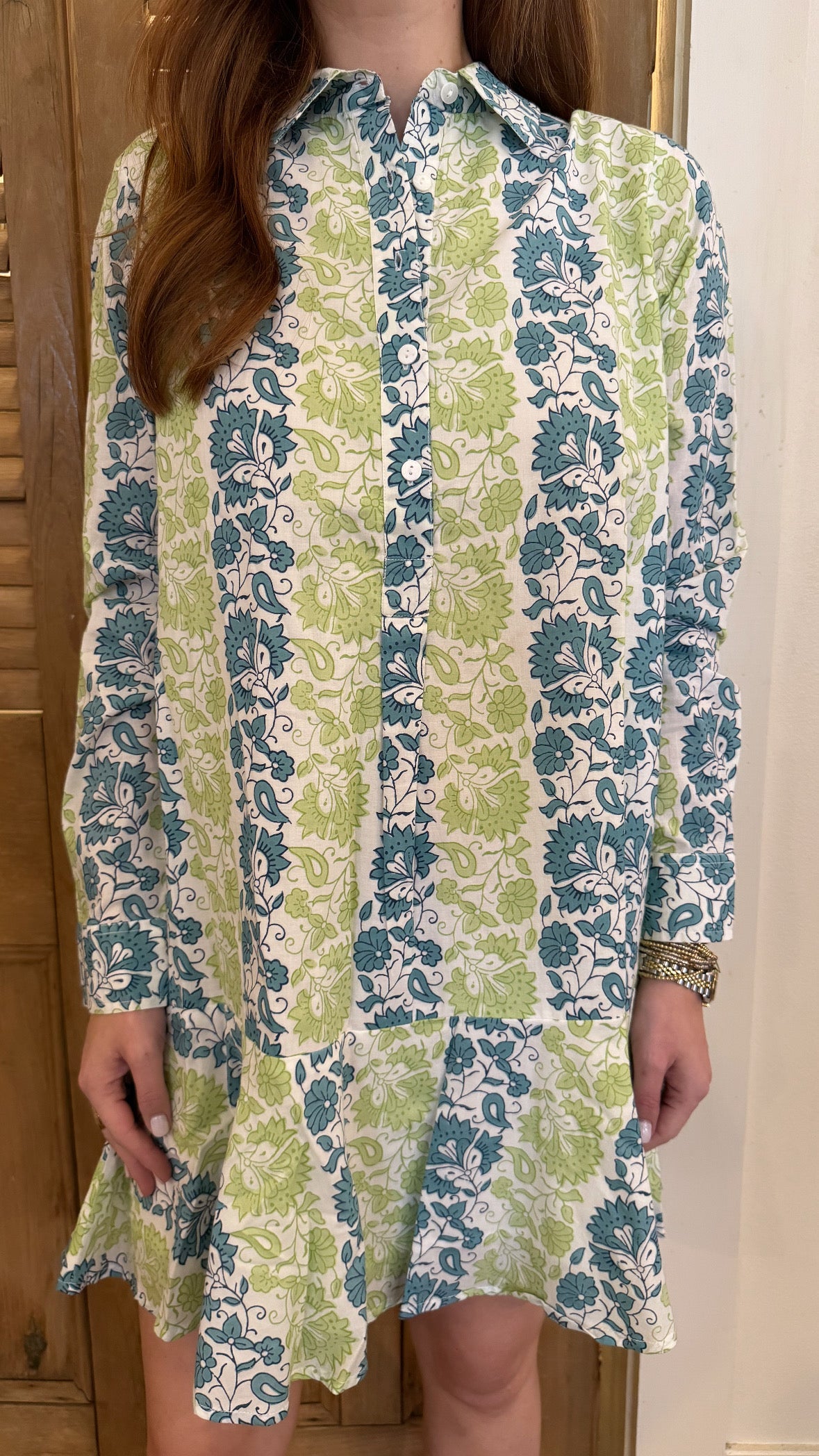 Polly Dress Ornamental Stripe