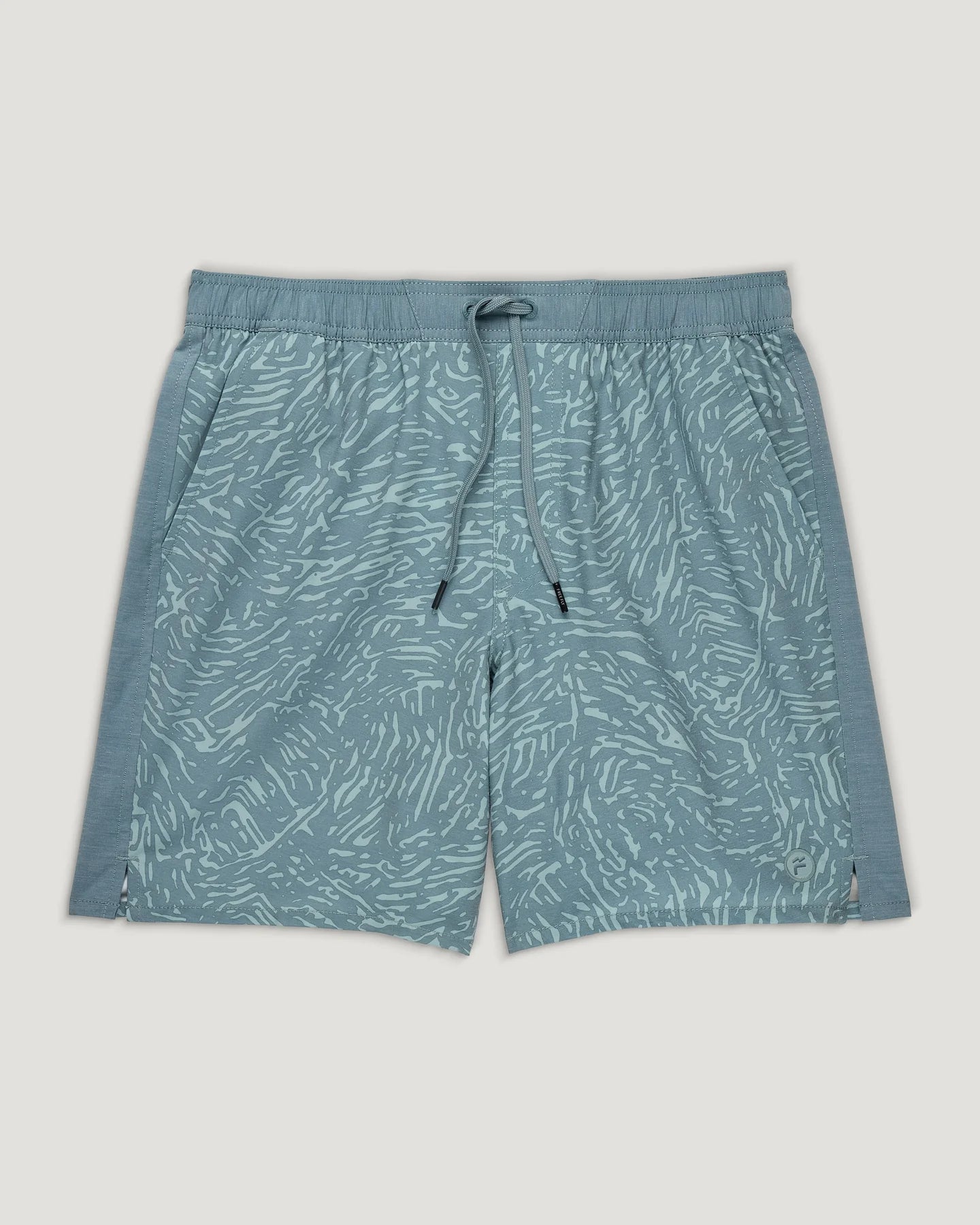 Men's Palmera Trunk Tidal Flow Print Stormy Sea