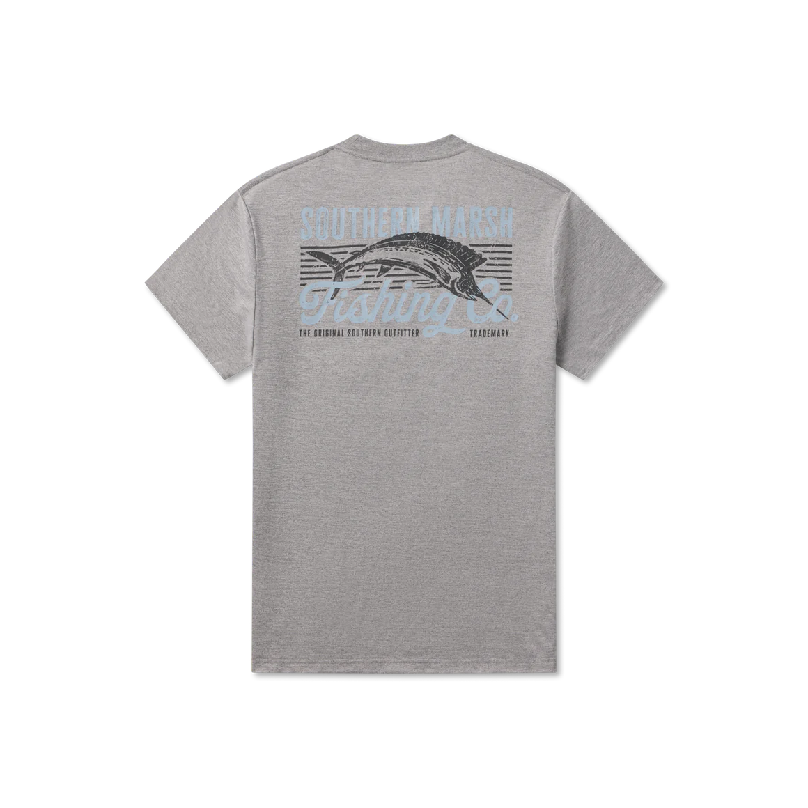 Fieldtec Pro Heathered Tee Fishing Midnight Gray