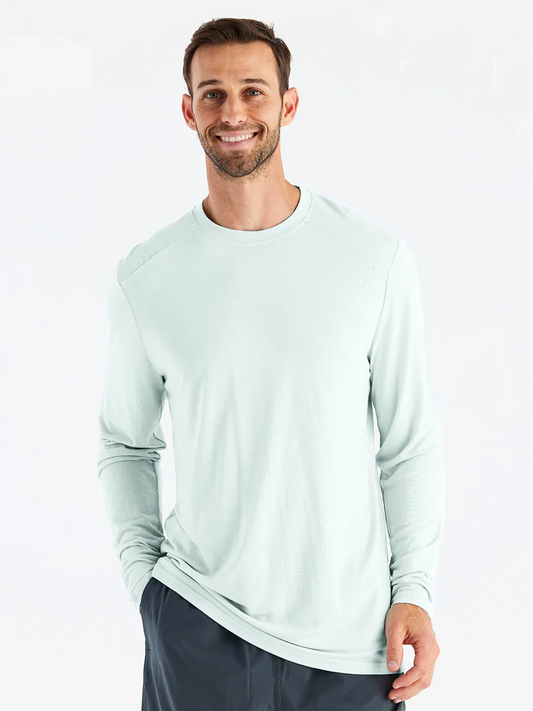 Men's Bamboo Lightweight Long Sleeve Glacier
