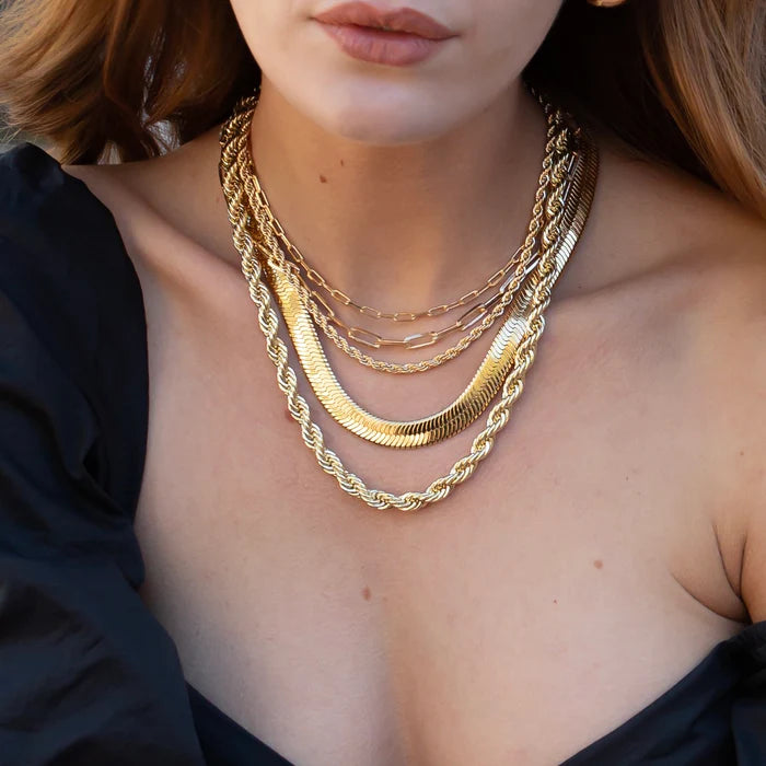 Monaco Choker in Gold