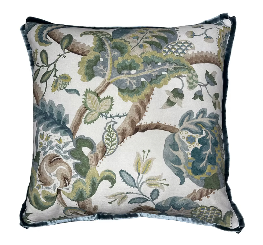 Beautiful Garden Powder Pillow 24x24