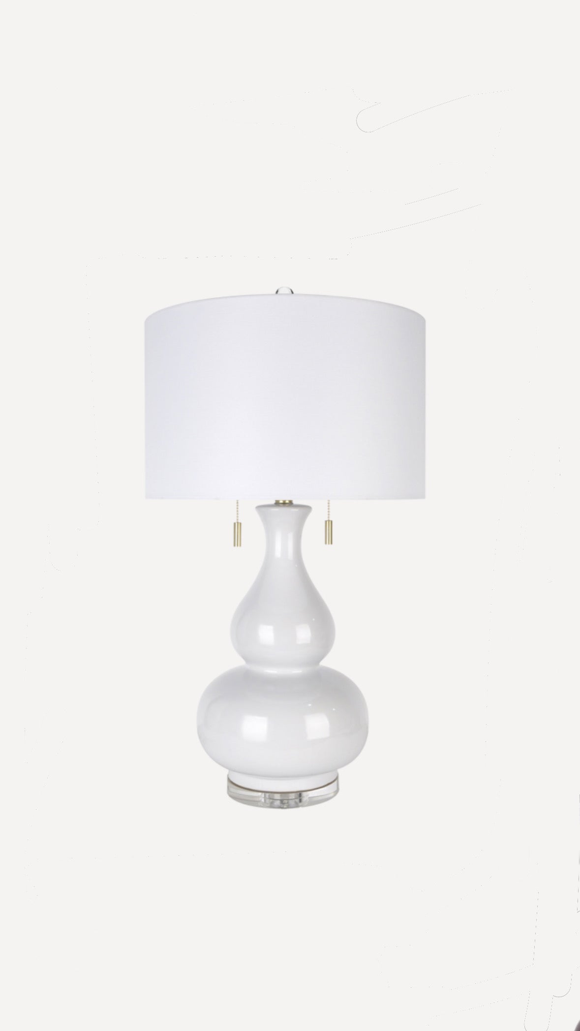 White Emma Lamp