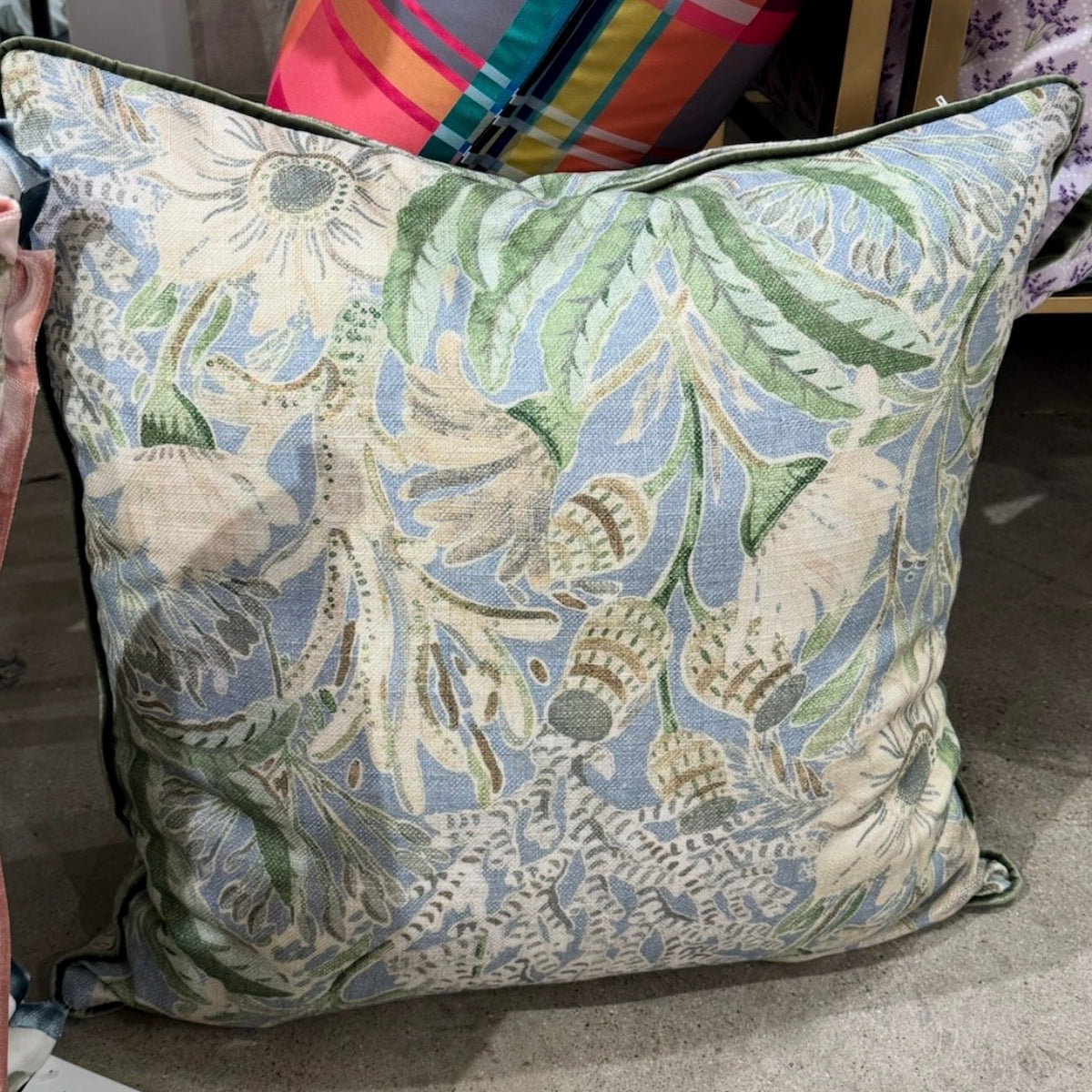Beautiful Garden Powder Pillow 24x24