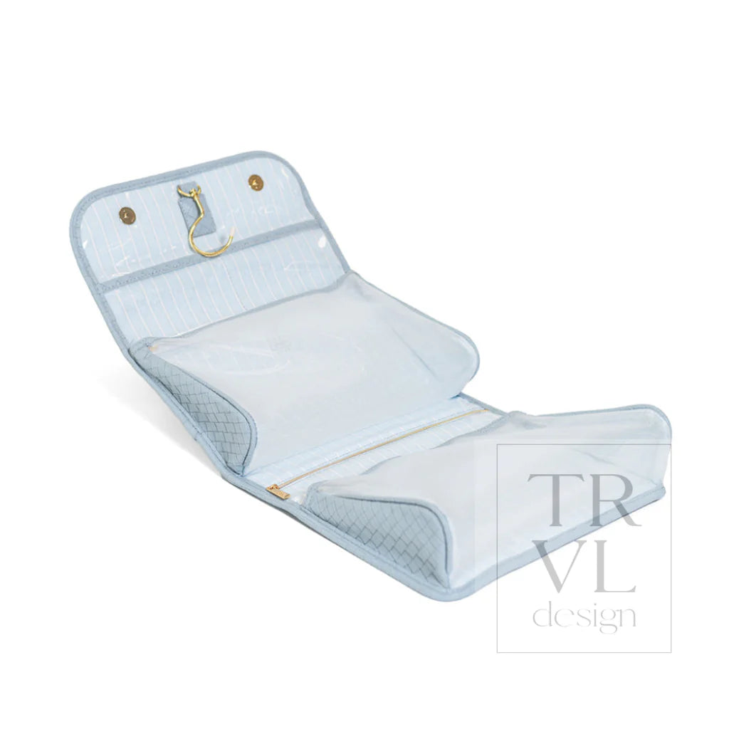 Luxe Hanging Toiletry Case Woven Surf