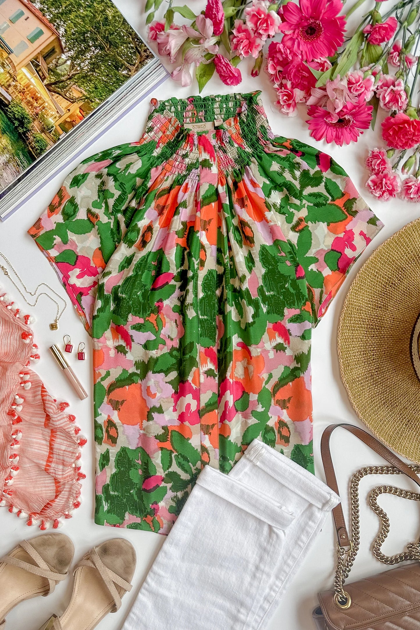 Katarina Blouse Monet Multi Floral