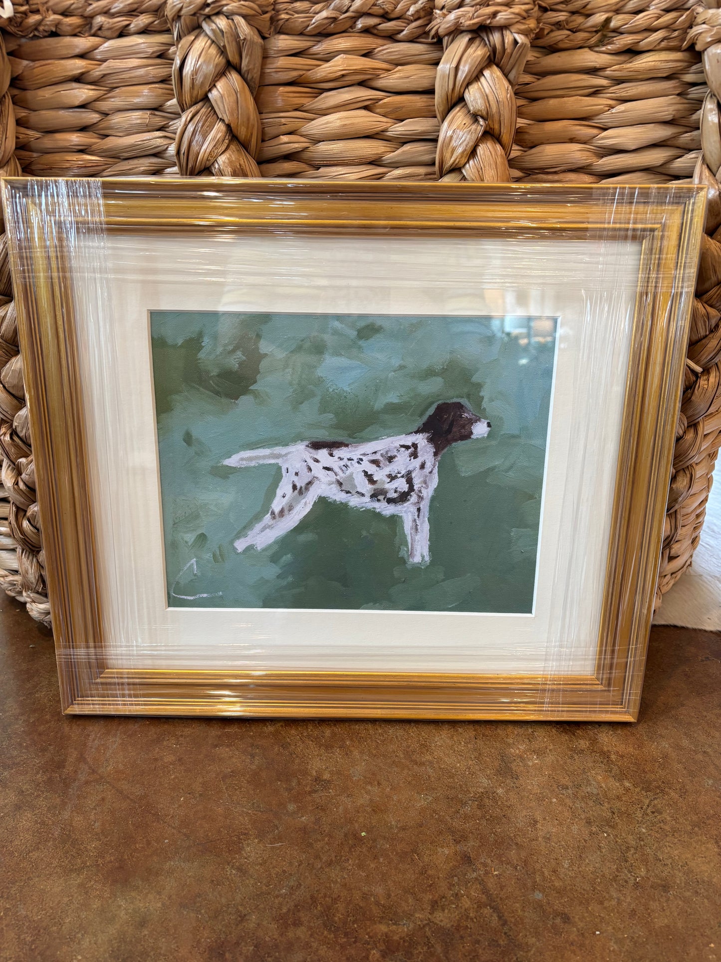 Framed Setter Print 15.5" x 13.5"