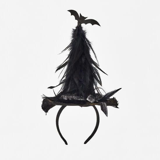 Feather Bat Headband 14"