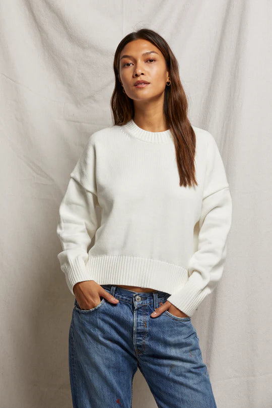 Janet Sweater White