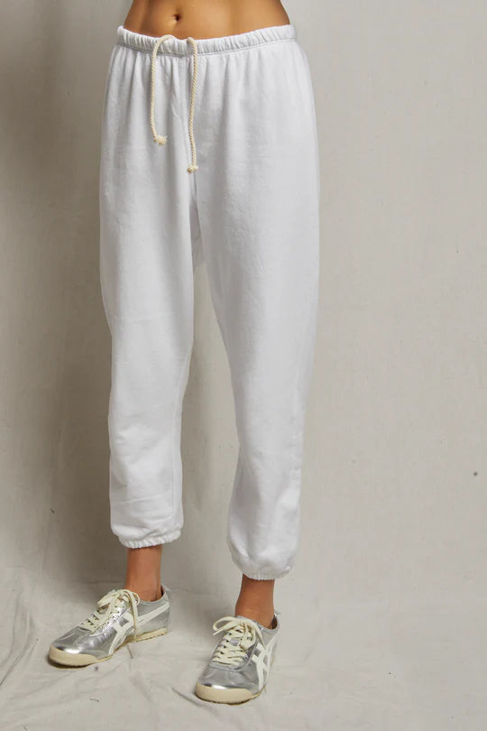 French Terry Easy Sweatpant White
