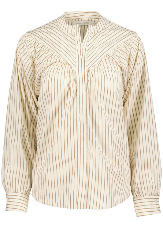 Nikki Top Camel Stripe