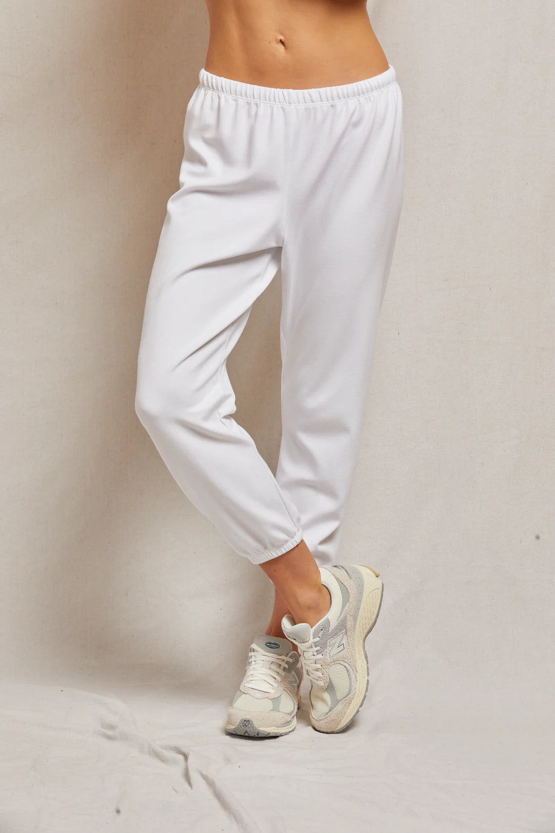 Luxe Jogger White