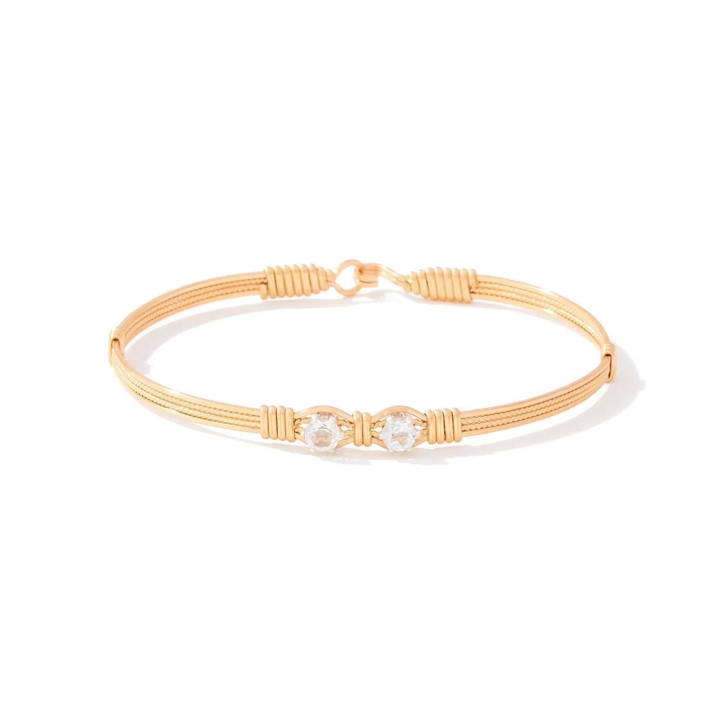 You Are My Sunshine Bracelet Gold 2 Stones
