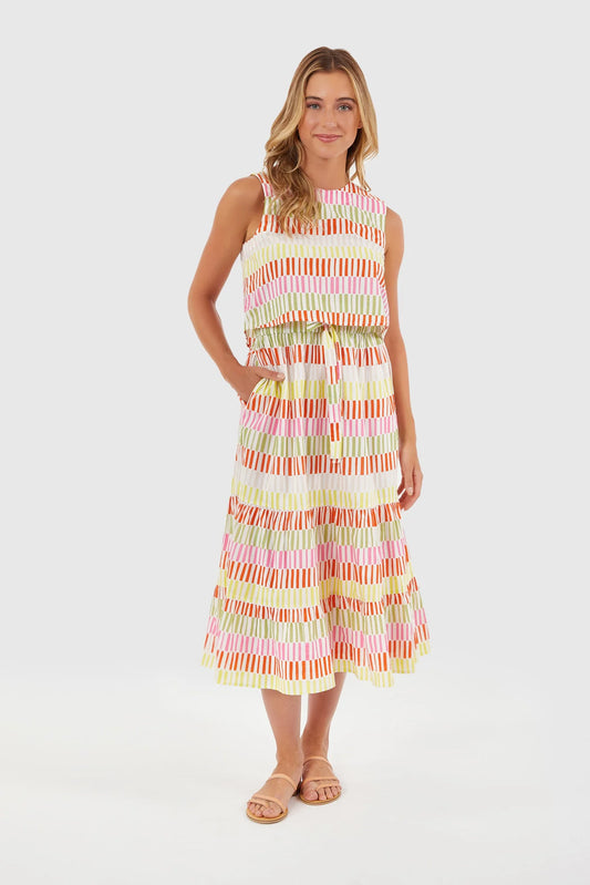 Market Skirt Sherbert Stripes