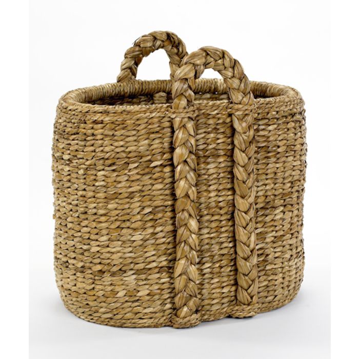 Oval Sweater Weave Hearth Basket