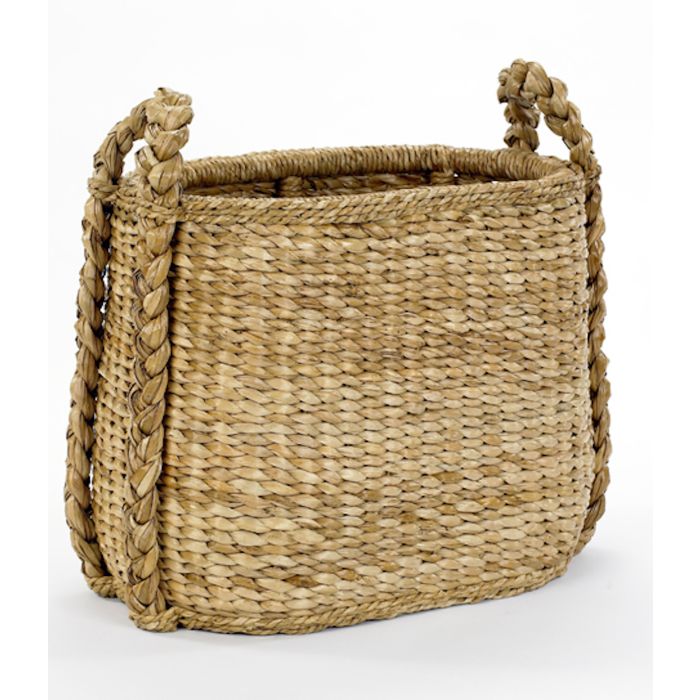 Oval Sweater Weave Fireside Basket