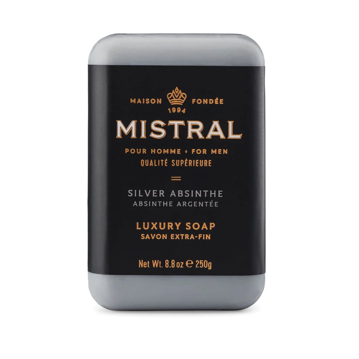 Men's Bar Soap Silver Absinthe